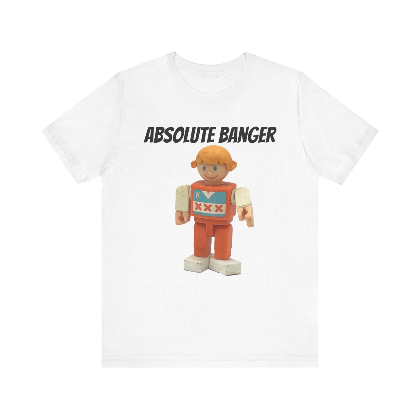 Unisex Wannabee Absolute Banger Tee Shirt 1970's Nostalgia