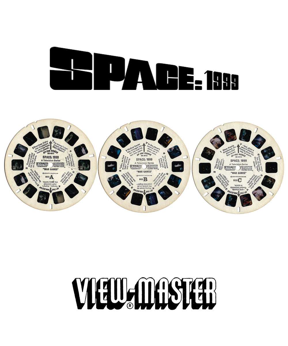 VIEW-MASTER SPACE: 1999 "WAR GAMES" REEL Rare 1975 Collectible Set