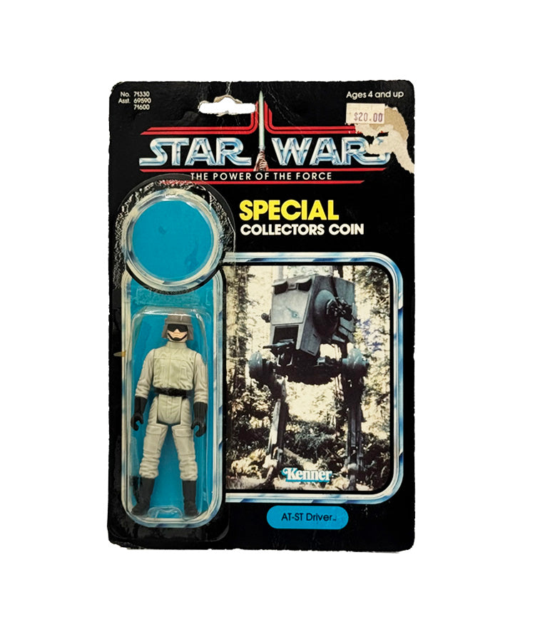 Star Wars AT-ST Driver Back STAR WARS Vintage 1984 SPECIAL COIN CARD Kenner RARE