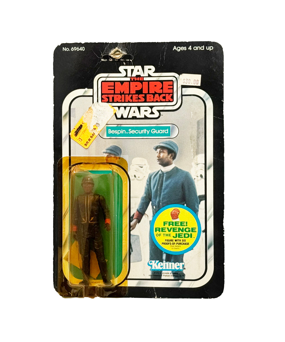 STAR WARS Bespin Security Guard Action Figure 1982 on ACKBAR CARD Kenner