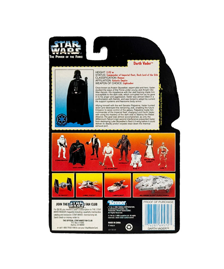 Star Wars Darth Vader With Removable Cape Long Saber Kenner Action Figure 1995