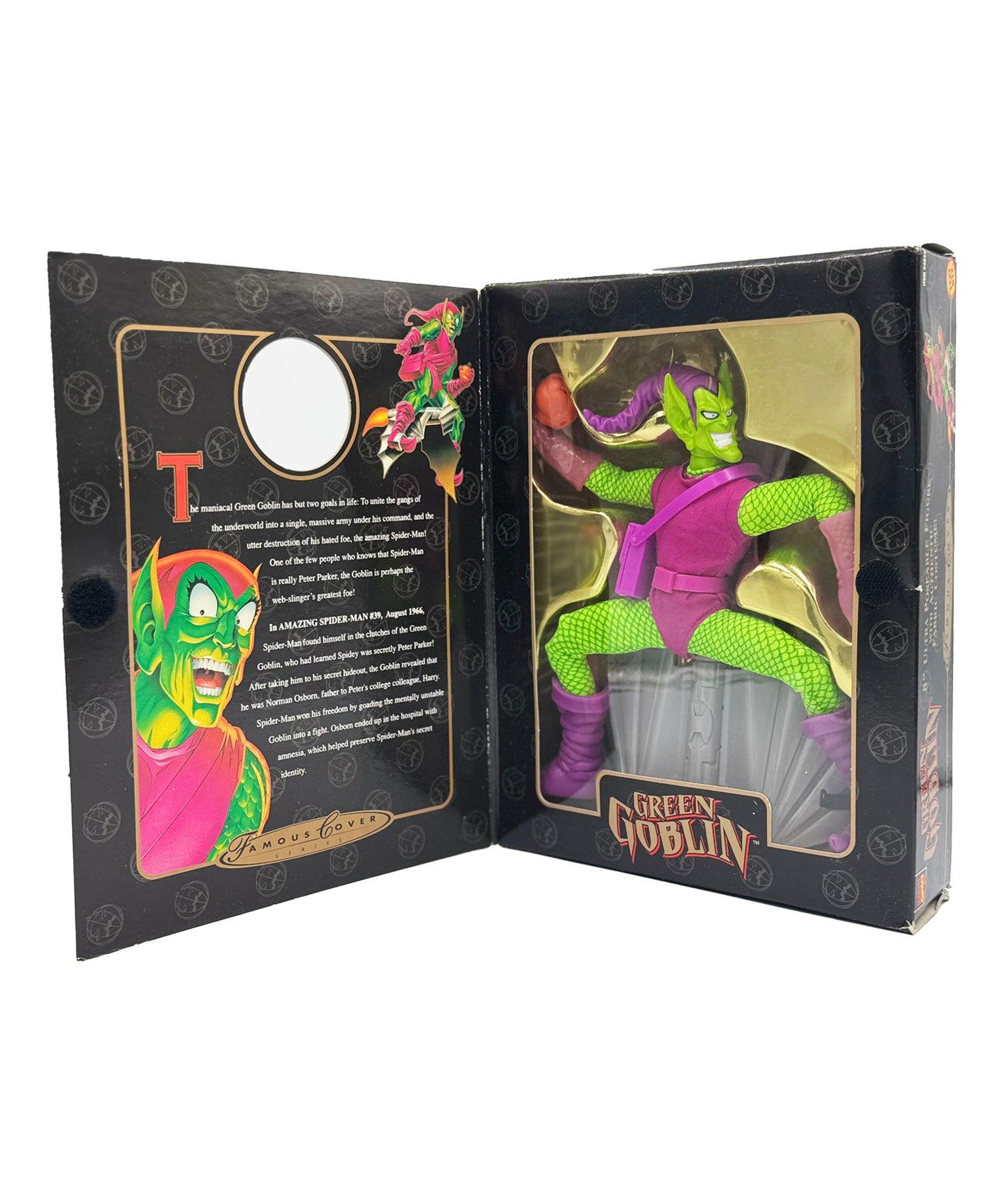 Toy Biz Marvel Famous Cover Series Green Goblin Figure Sealed 1997