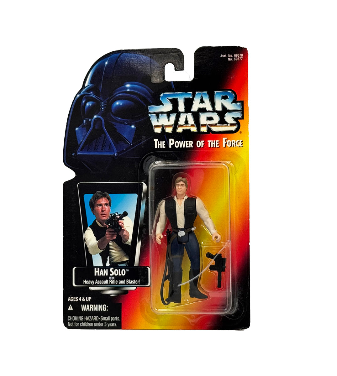 Star Wars Power Of The Force Action Figure Kenner 1995 Han Solo Mint Condition