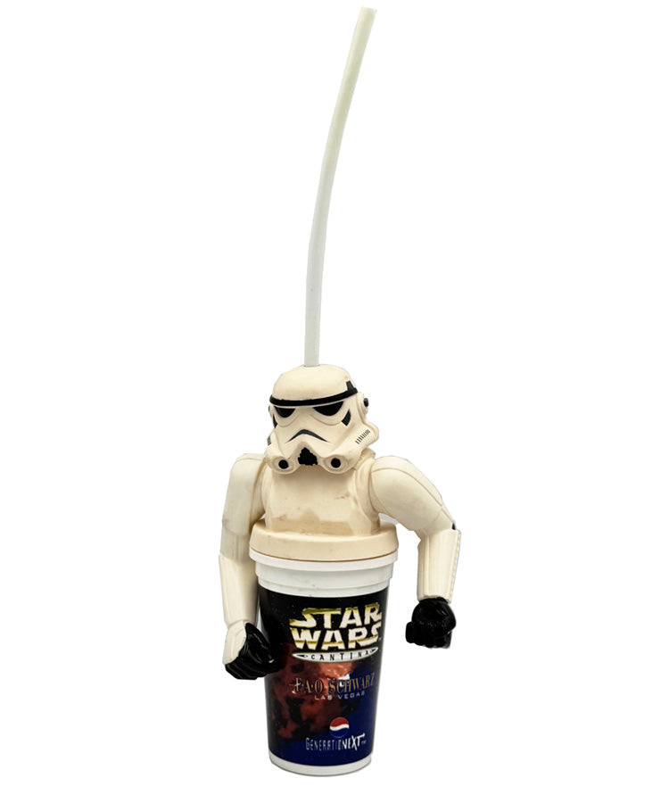 Star Wars Cantina FAO Schwarz Las Vegas 1997 Plastic Cup Stormtrooper Pepsi