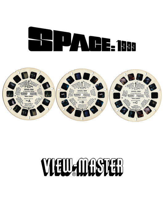 1975 VIEW-MASTER SPACE: 1999 "WAR GAMES" REEL Rare Collectible Set