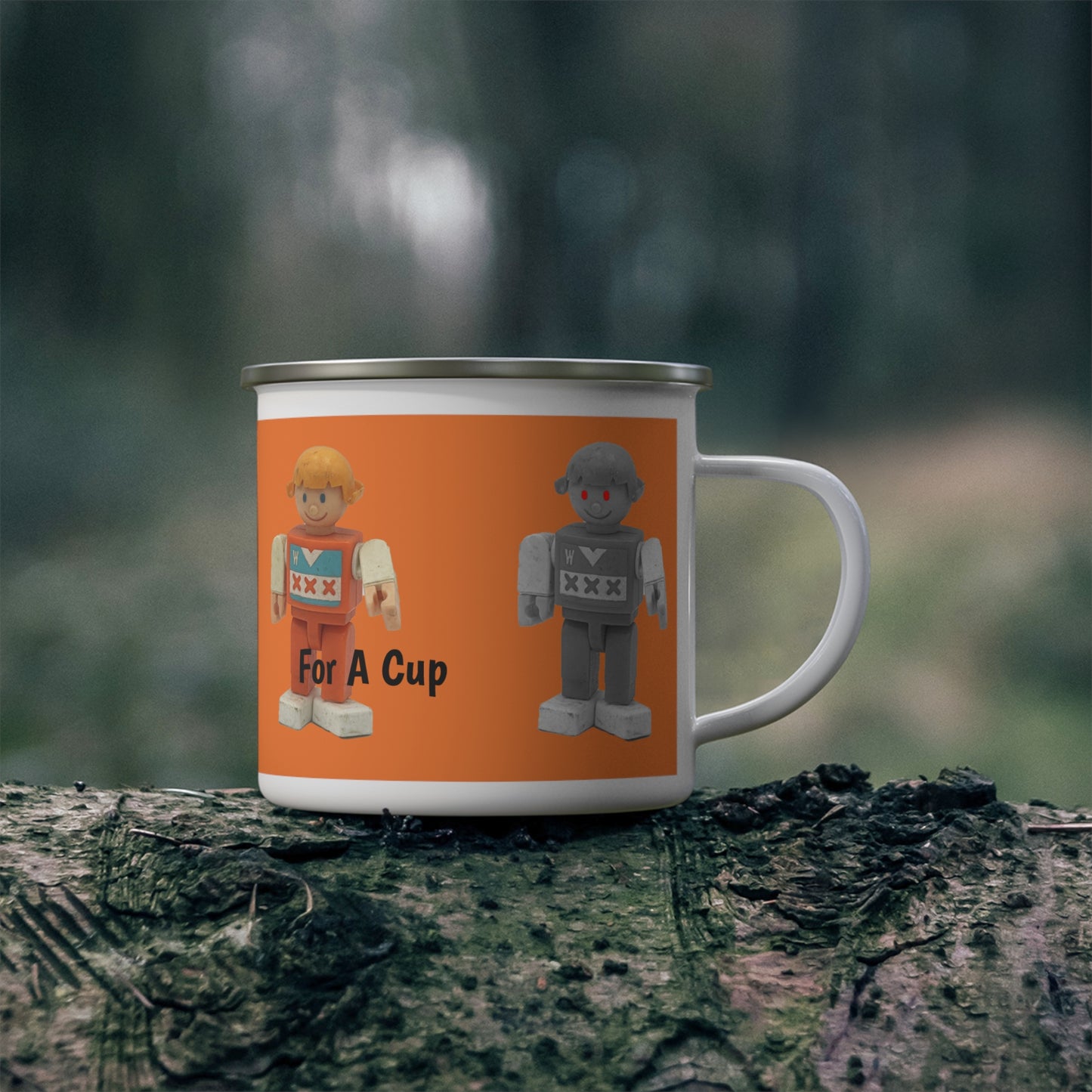 Wannabees XXX Girl Enamel Camping Mug Limited Edition