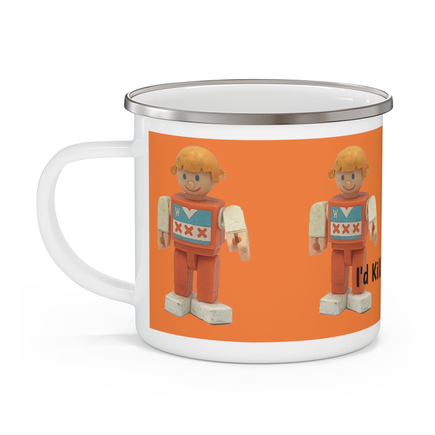 Wannabees XXX Girl Enamel Camping Mug Limited Edition