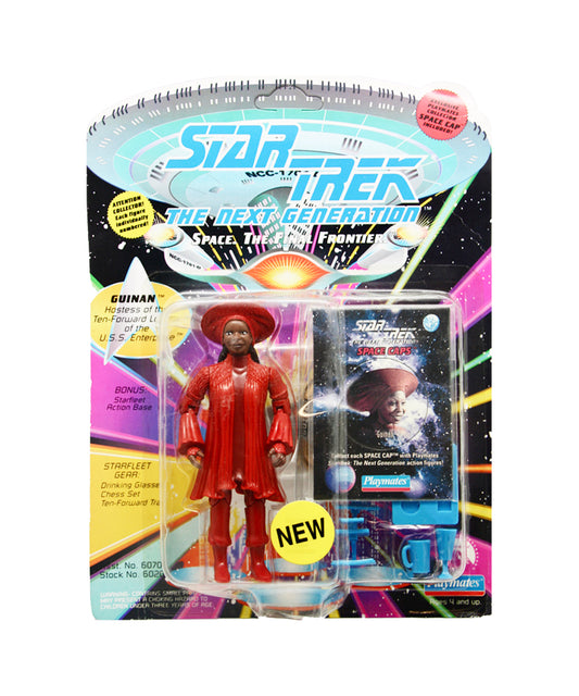 Playmates Star Trek The Next Generation Guinan 1993 Unpunched 5" Vintage Figure