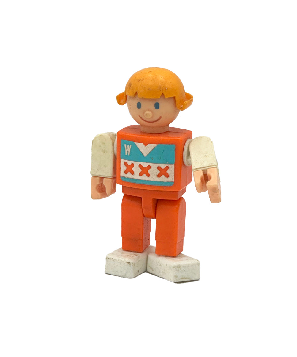 Vintage Wannabees Toys Girl 1975 Gabriel Action Figure Orange Girl XXX Hong Kong